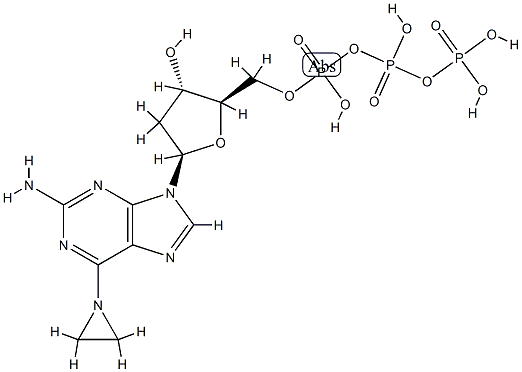 9-(2-deoxy-5-O-triphospho-beta-ribofuranosyl)-N(6),N(6)-ethano-2,6-diaminopurine