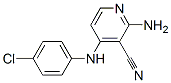 2-amino-4-[(4-chlorophenyl)amino]pyridine-3-carbonitrile