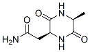 2-Piperazineacetamide,5-methyl-3,6-dioxo-,(2S,5S)-(9CI)