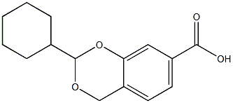 4H-1,3-Benzodioxin-7-carboxylicacid,2-cyclohexyl-(9CI)