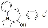 6-(4-methoxyphenyl)pyrrolo(2,1-d)(1,5)benzothiazepin-7(6H)-ol