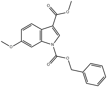 6-甲氧基吲哚-1,3-二羧酸-1-苄基-3-甲酯