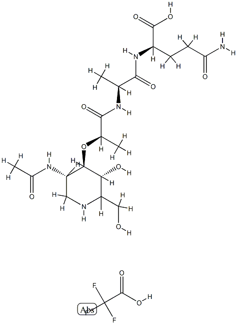 N-(2-O-(2-acetamido-1,2,3,5-tetradeoxy-1,5-iminoglucitol-3-yl)lactoyl)alanyl-isoglutamine