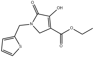 4-羟基-5-氧-1-(2-噻吩基甲基)-2,5-二氢-1H-吡咯-3-羧酸乙酯