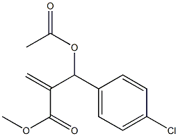 2-(乙酰氧基(4-氯苯基)甲基)丙烯酸甲酯