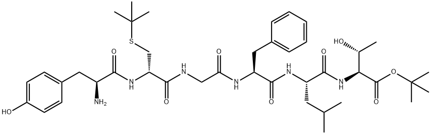 tyrosyl-cysteinyl(StBu)-glycyl-phenylalanyl-leucyl-threonyl(O-t-butyl)