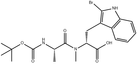 N-[(1,1-Dimethylethoxy)carbonyl]-L-alanyl-2-bromo-N-methyl-D-tryptophan