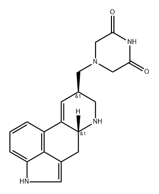 4-(9,10-didehydroergolin-8-yl)methylpiperazine-2,6-dione