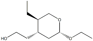 2H-Pyran-4-ethanol,2-ethoxy-5-ethyltetrahydro-,[2S-(2alpha,4alpha,5bta)]-(9CI)