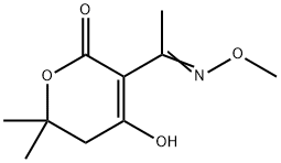 5,6-dihydro-6,6-dimethyl-4-hydroxy-3-(1-(methoxyimino)ethyl)-2H-pyran-2-one