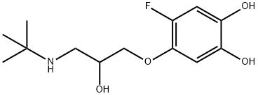 3-(tert-butylamino)-1-(3,4-dihydroxy-6-fluorophenoxy)-2-propanol