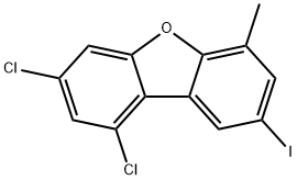 6-methyl-8-iodo-1,3-dichlordibenzofuran