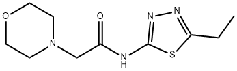 N-(5-Ethyl-1,3,4-thiadiazol-2-yl)-4-morpholineacetamide