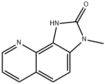 2H-Imidazo[4,5-h]quinolin-2-one,1,3-dihydro-3-methyl-(9CI)