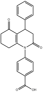 4-(2,5-二氧代-4-苯基-3,4,5,6,7,8-六氢喹啉-1(2H)-基)苯甲酸