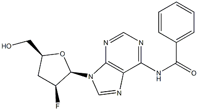 N-[9-(2-Fluoro-2,3-dideoxy-β-D-threo-pentofuranosyl)-9H-purine-6-yl]benzamide