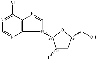 6-Chloro-9-(2,3-dideoxy-2-fluoro-β-D-threo-pentofuranosyl)-9H-purine