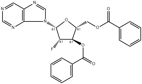 9-(3,5-二-O-苯甲酰基-2-脱氧-2-氟-BETA-D-阿拉伯呋喃糖基)-9H-嘌呤