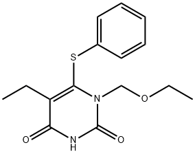 5-ethyl-1-ethoxymethyl-6-(phenylthio)uracil