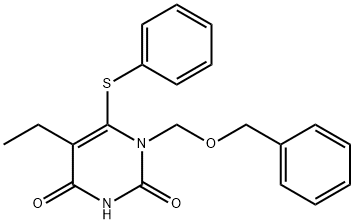5-ethyl-1-benzyloxymethyl-6-(phenylthio)uracil