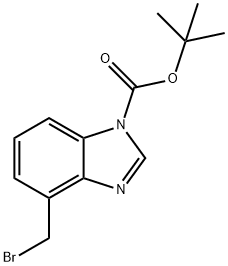 4-(溴甲基)-1H-苯并[D]咪唑-1-甲酸叔丁酯