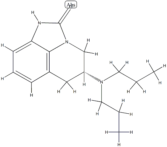 5-(dipropylamino)-5,6-dihydro-4H-imidazo-(5,1ij)quinolin-2(1H)-one