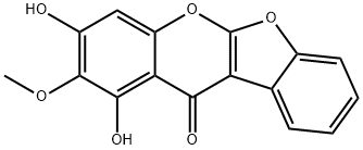 1,3-Dihydroxy-2-methoxy-11H-benzofuro[2,3-b][1]benzopyran-11-one