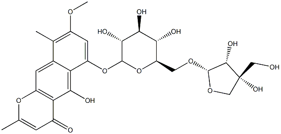 quinquangulin-6-apiofuranosyl-(1-6)-glucopyranoside