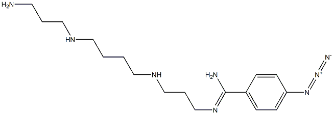 N(1)-(azidobenzamidino)spermine