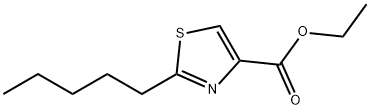 4-Thiazolecarboxylicacid,2-pentyl-,ethylester(9CI)