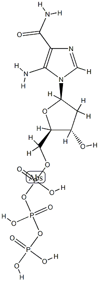 5-amino-1-(2'-deoxy-beta-ribofuranosyl)imidazole-4-carboxamide-5'-triphosphate