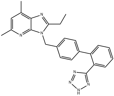 2-Ethyl-5,7-dimethyl-3-[2'-(1H-tetrazole-5-yl)biphenyl-4-ylmethyl]-3H-imidazo[4,5-b]pyridine