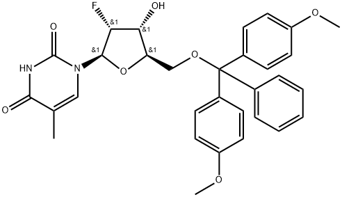 2'-Deoxy-2'-fluoro-5'-O-(4,4'-dimethoxytrityl)-5-methyluridine