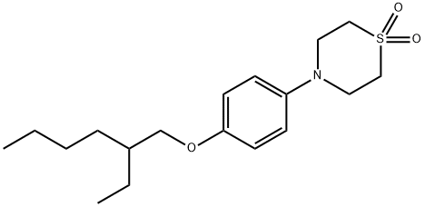 4-[4-(2-ethylhexyloxy)phenyl](1,4-thiazinane-1,1-dioxide)