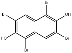 1,3,5,7-四溴-2,6-萘二醇