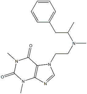 7-(2-(1-methyl-2-phenyl-ethylamino)propyl)theophylline