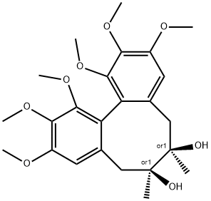 1,2,3,10,11,12-hexamethoxy-6,7-dihydroxy-6,7-dimethyldibenzocyclooctadiene