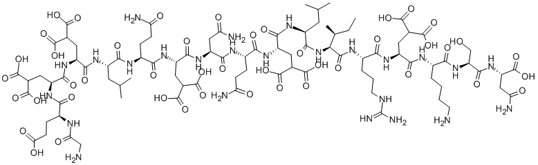 GLY-GLU-GLA-GLA-LEU-GLN-GLA-ASN-GLN-GLA-LEU-ILE-ARG-GLA-LYS-SER-ASN-NH2