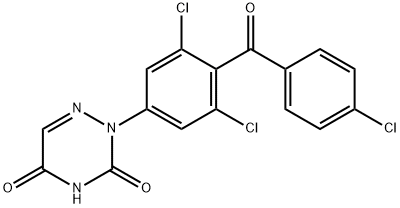 2-[3,5-Dichloro-4-(4-chlorobenzoyl)phenyl]-1,2,4-triazine-3,5(2H,4H)-dione