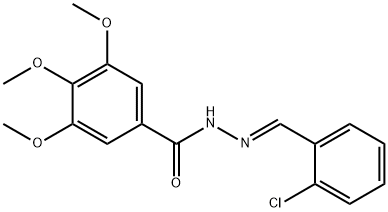 N-[(2-chlorophenyl)methylideneamino]-3,4,5-trimethoxy-benzamide