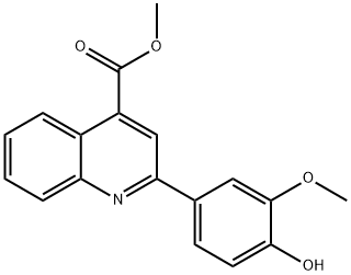 2-(4-羟基-3-甲氧基苯基)-喹啉-4-羧酸甲酯