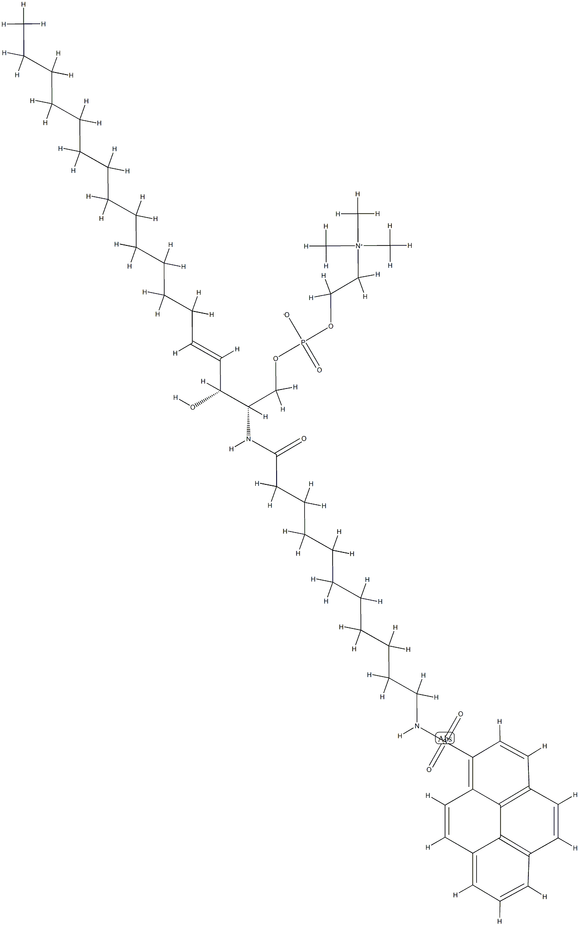 N-(11-(1-pyrene)sulfonylaminoundecanoyl)sphingomyelin