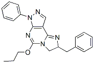 2,7-dihydro-7-phenyl-2-(phenylmethyl)-5-propoxy-3H-imidazo(1,2-c)pyrazolo(4,3-e)pyrimidine