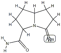 1H-Pyrrolizine-3-carboxamide,hexahydro-5-oxo-(9CI)