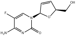 5-FLUORO-1-(2',3'-DIDEOXY-2',3'-DIDEHYDRO-B-D-ARABINOFURANOSYL)-CYTOSINE