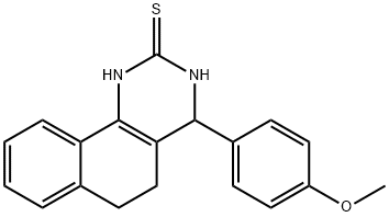 4-(4-methoxyphenyl)-3,4,5,6-tetrahydrobenzo[h]quinazoline-2(1H)-thione