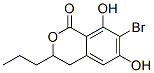 7-Bromo-3,4-dihydro-6,8-dihydroxy-3-propyl-1H-2-benzopyran-1-one