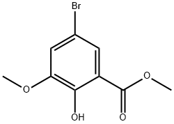 2-羟基-3-甲氧基-5-溴苯甲酸甲酯