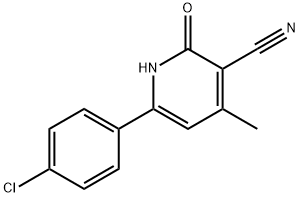 6-(4-CHLOROPHENYL)-1,2-DIHYDRO-4-METHYL-2-OXOPYRIDINE-3-CARBONITRILE