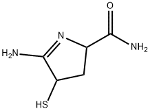 2H-Pyrrole-2-carboxamide,5-amino-3,4-dihydro-4-mercapto-(9CI)